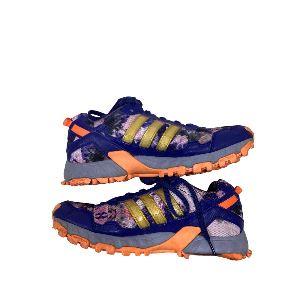 adidas Purple Orange Yellow Trail Sneakers